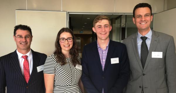 Left to right Philip Maw, Kate Dickson, Nic Wilson & Jared Ormsby