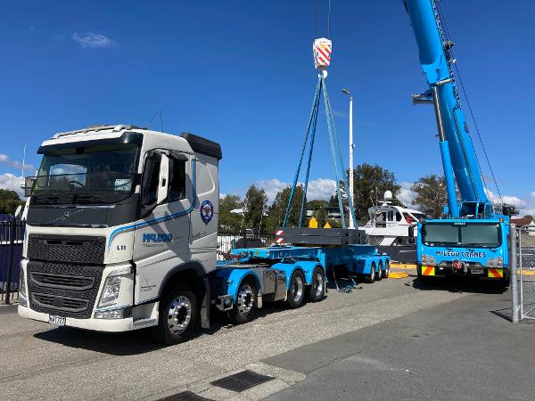 McLeod Cranes, recently took delivery of their first two TRT Crane Support Trailers, with another two still in build