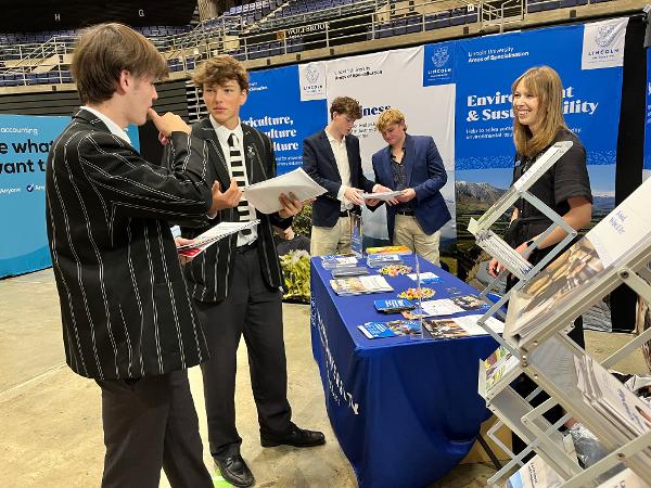 Young people discovering thier career options at the NZ Careers Expo