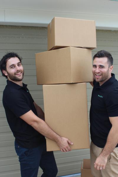 MovingPros co-founders Cam (left) and Nate Whitaker.