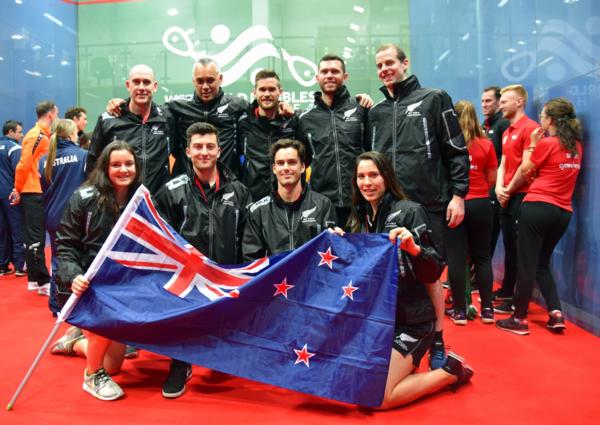 NZ Squash World Doubles Team 2017