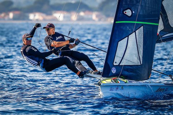 Isaac McHardie and Will McKenzie will represent New Zealand in the hotly contested 49er class at the French Olympic test event in Marseille in July.