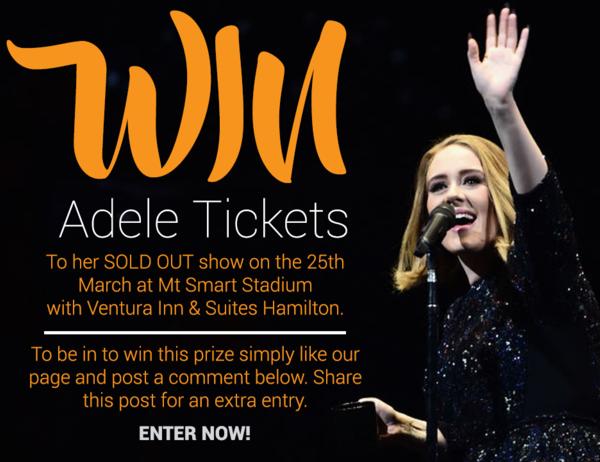 Ventura Inn and Suites Hamilton is Giving Away Two Tickets to Adele Live 2017