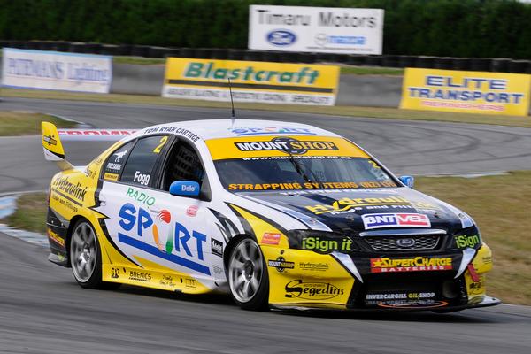 Two race wins and a new lap record helped Birkenhead's Angus Fogg extend his V8s championship lead at the series fourth round held near Timaru in the weekend.