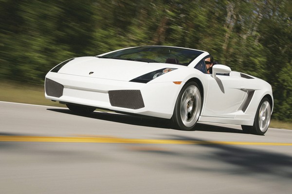 The Lamborghini Gallardo Spyder, which retails at $489,000 will be one of many high end luxury cars on display.