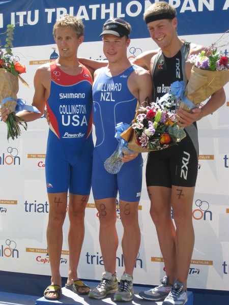 Callum Millward scored a breakthrough victory at the Pan American Cup Triathlon