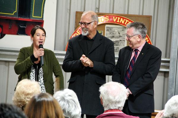 Kelly van Gaalen accepted the Arts and Culture award on behalf of the Kaikohe Community Arts Council. 