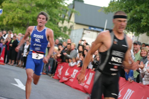 The sprint finish, Contact Tri Wanaka