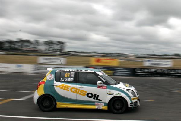 Turua teen AJ Lauder won today's opening Suzuki Swift Sport Cup race