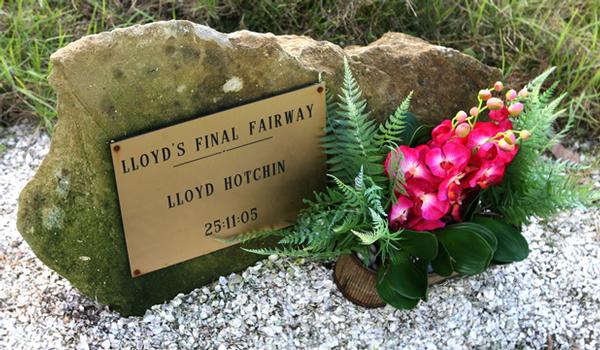 Lloyd Hotchin Memorial Plaque  
