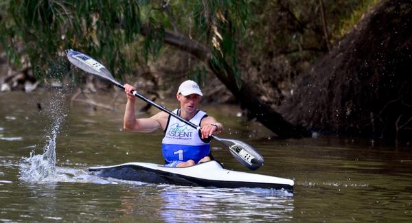 Australian Luke Haines on his way to victory in last year's Marysville to Melbourne multisport challenge.