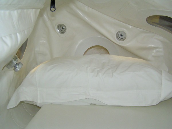 inside the hyperbaric chamber