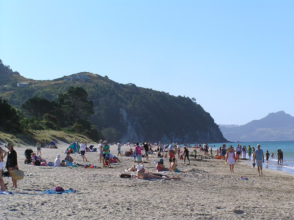 HaHei beach on New Year's day