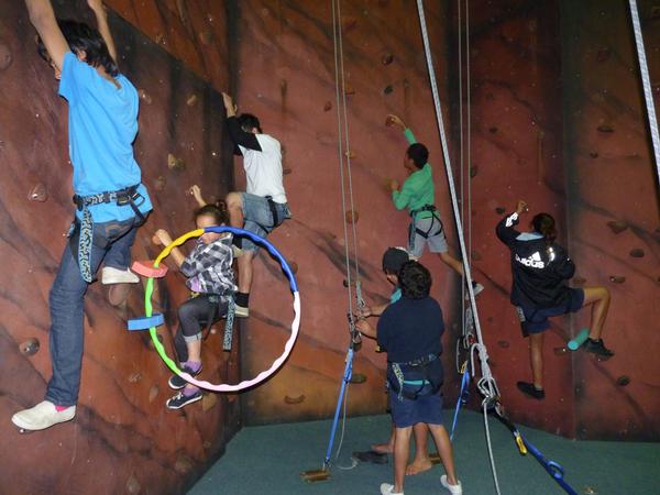  The climbing the wall at FlaXrock is one of the best in the country.