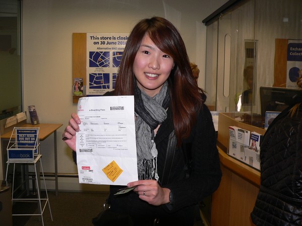 The last person to pay a departure charge at Christchurch Airport