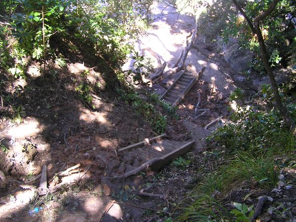 Recent rain and flooding have cause significant damage to the track from Hahei to Cathedral Cove