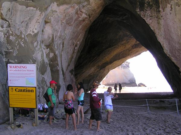 Recent rain and flooding have cause significant damage to the track from Hahei to Cathedral Cove