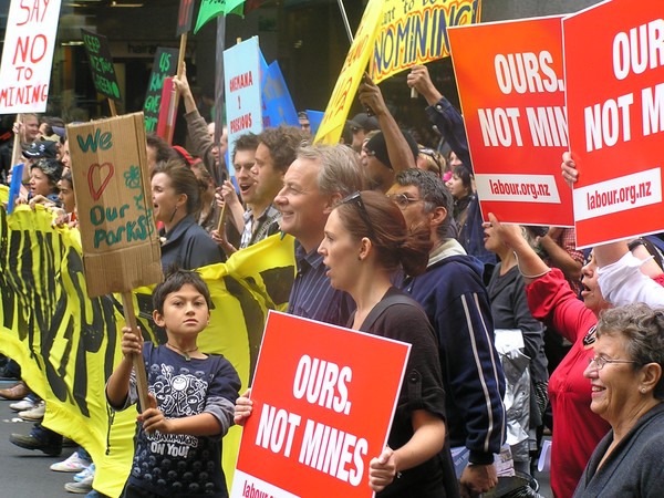 March against the Government's mining plans today