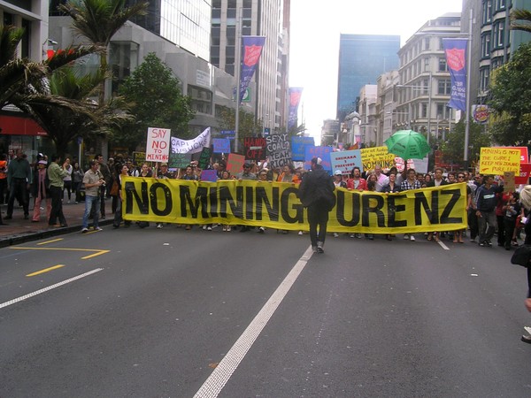 March against the Government's mining plans today