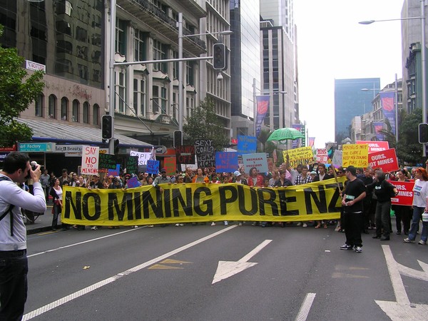 March against the Government's mining plans today