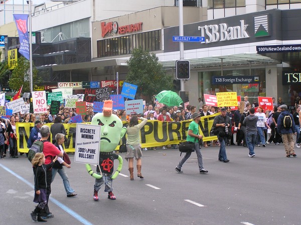 March against the Government's mining plans today