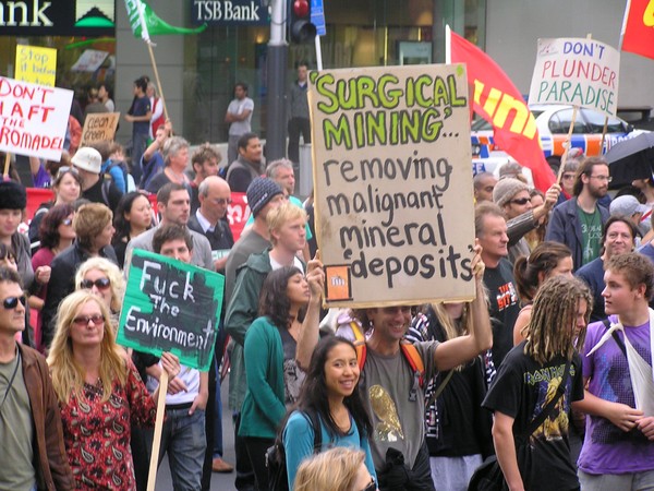 March against the Government's mining plans today