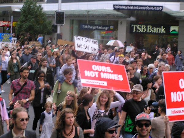 March against the Government's mining plans today