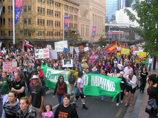 March against the Government's mining plans today