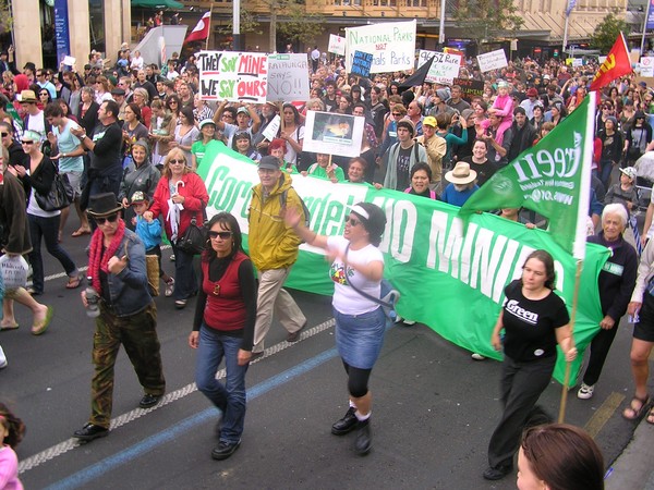 March against the Government's mining plans today