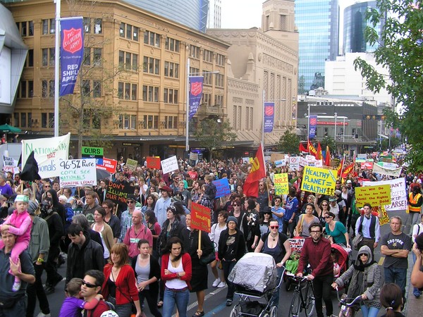 March against the Government's mining plans today