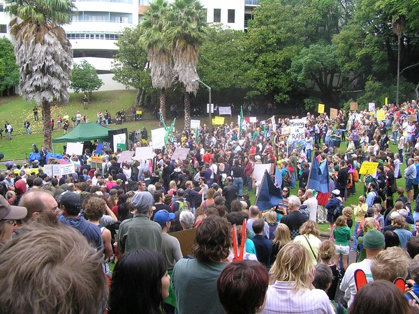 March against the Government's mining plans today