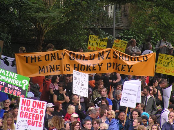 March against the Government's mining plans today