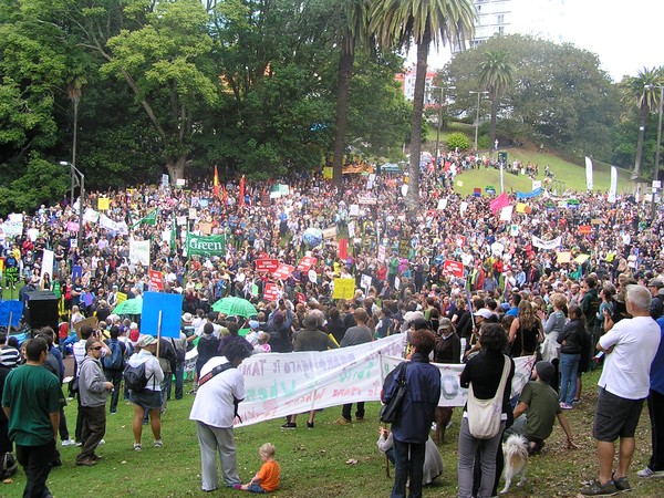 March against the Government's mining plans today