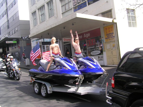 Boobs on bikes - 2010