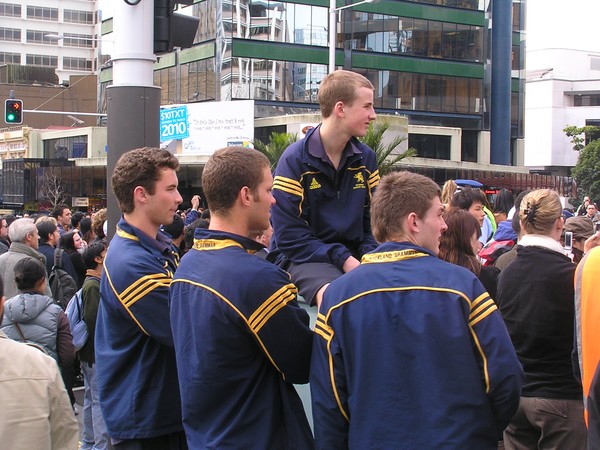 Auckland Grammar represents at Boobs on Bikes