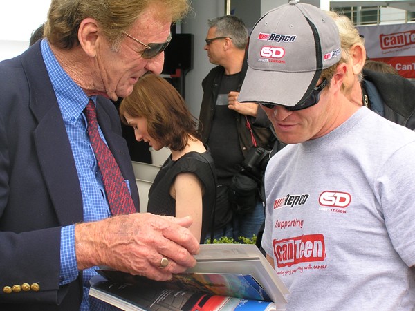 Scott Dixon with one of the lucky few who was at that Indy 500