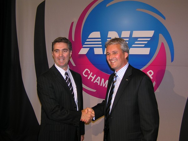 Tony Holding of TTNL and Wayne Besant of ANZ 