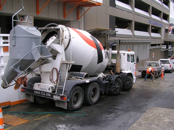 Ready to refill after dumping a full bucket from 9 stories up onto the ground