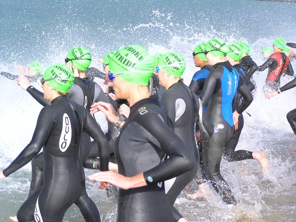 Hitting the water in race on of Stroke and Stride 2007 - 2008 