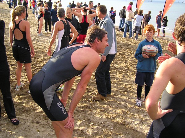 Brent Foster after comming third in race one Stroke & Stride 2007 - 2008