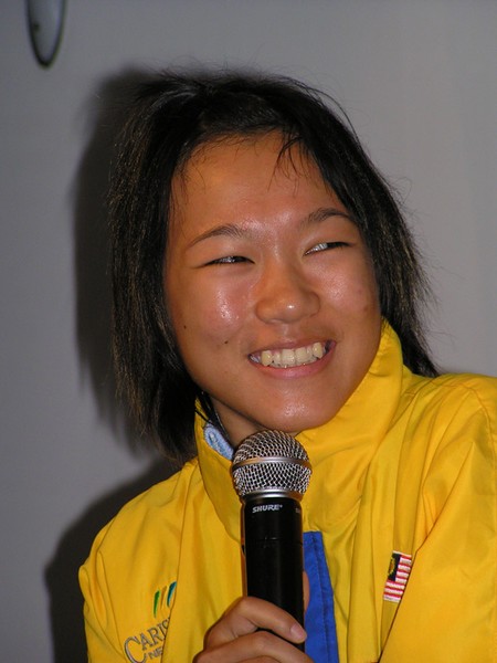 Malaysia Captain, Yap Suo Kuen , at the Captains Call