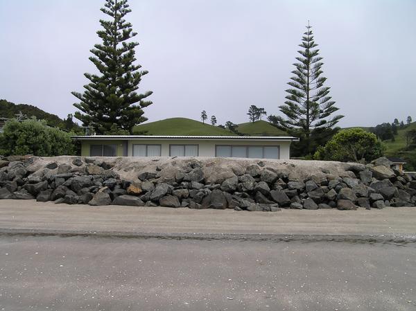 House seawalled in Whitianga