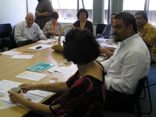The first Pacific Island Community Trust workshop yesterday 