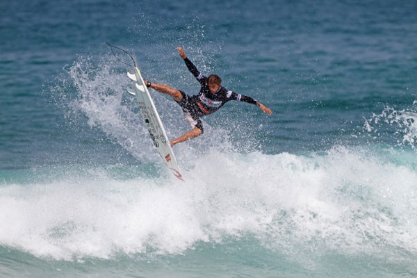 Richard Christie getting air during the event.