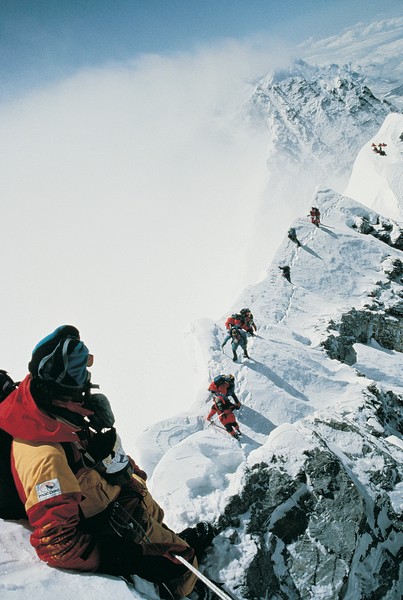 Everest - climbers back in action