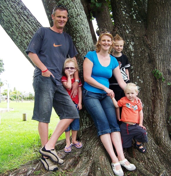 Wakerley family: Todd, Jemma, Nicola, Sam, Matthew