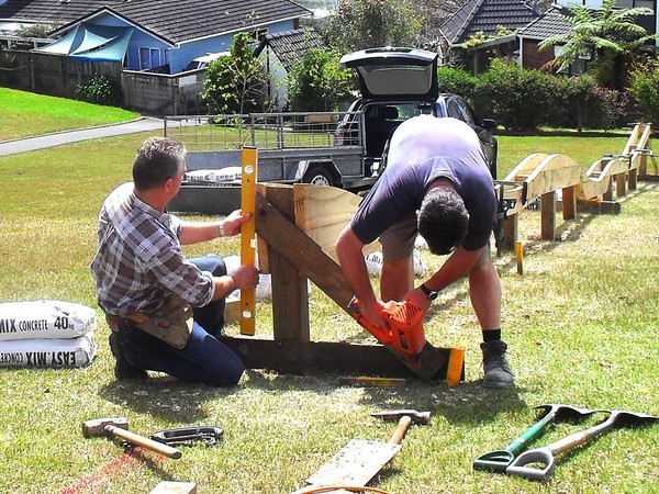 Neil works car race track wonders for Chelsea Primary School