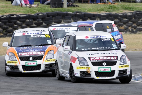 Auckland's Mike Turley has further extended his Suzuki Swift Sporting Cup lead with his second successive round win at this weekend's Powerbuilt Raceway near Christchurch. 