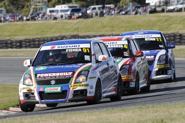 Taking the lead in the 2010/2011 Suzuki Swift Sporting Cup series at the weekend's third round, Auckland's Dane Fisher leaves Invercargill with a three point lead in the overall standings.