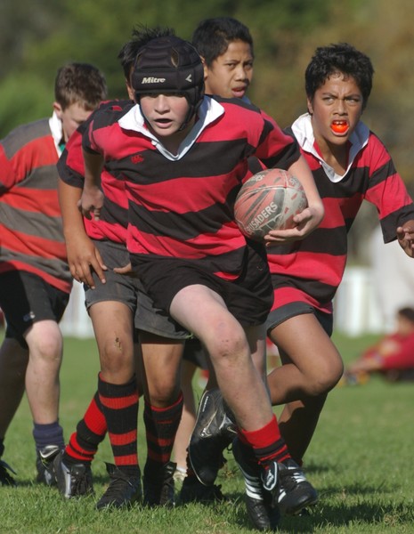 Young players proudly wearing Southern�s colours.